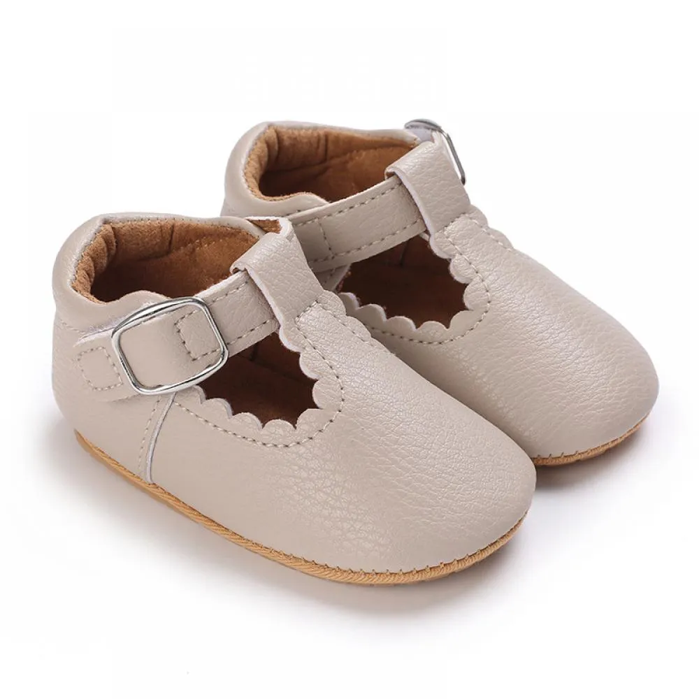 0-1 year old girls' casual princess rubber soled walking shoes Wholesale Baby Shoes