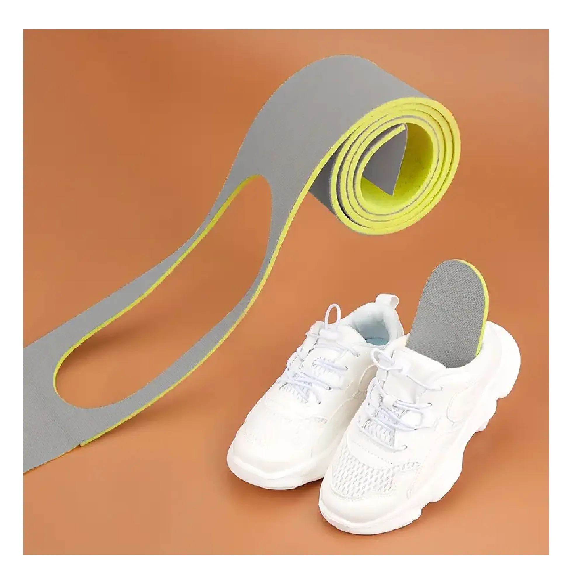 1 Roll Free-Cutting Insoles, Comfortable Shock-absorbing Insoles, Universal Insoles For Adults & Children