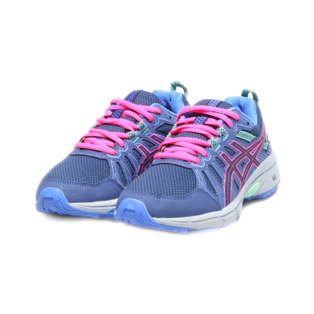 Asics Gel Venture 7 Sport Shoes Fabric Blue Colour For Kids