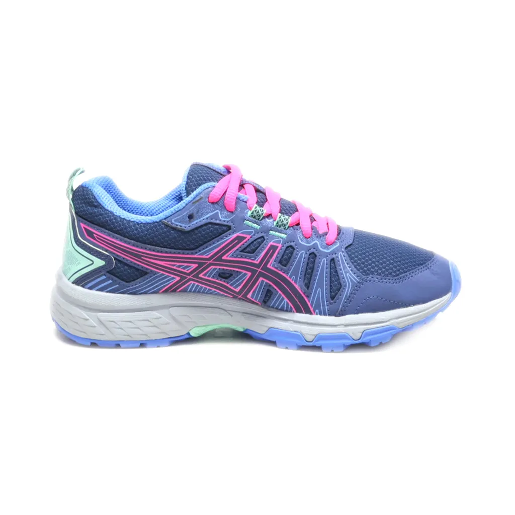 Asics Gel Venture 7 Sport Shoes Fabric Blue Colour For Kids