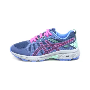 Asics Gel Venture 7 Sport Shoes Fabric Blue Colour For Kids