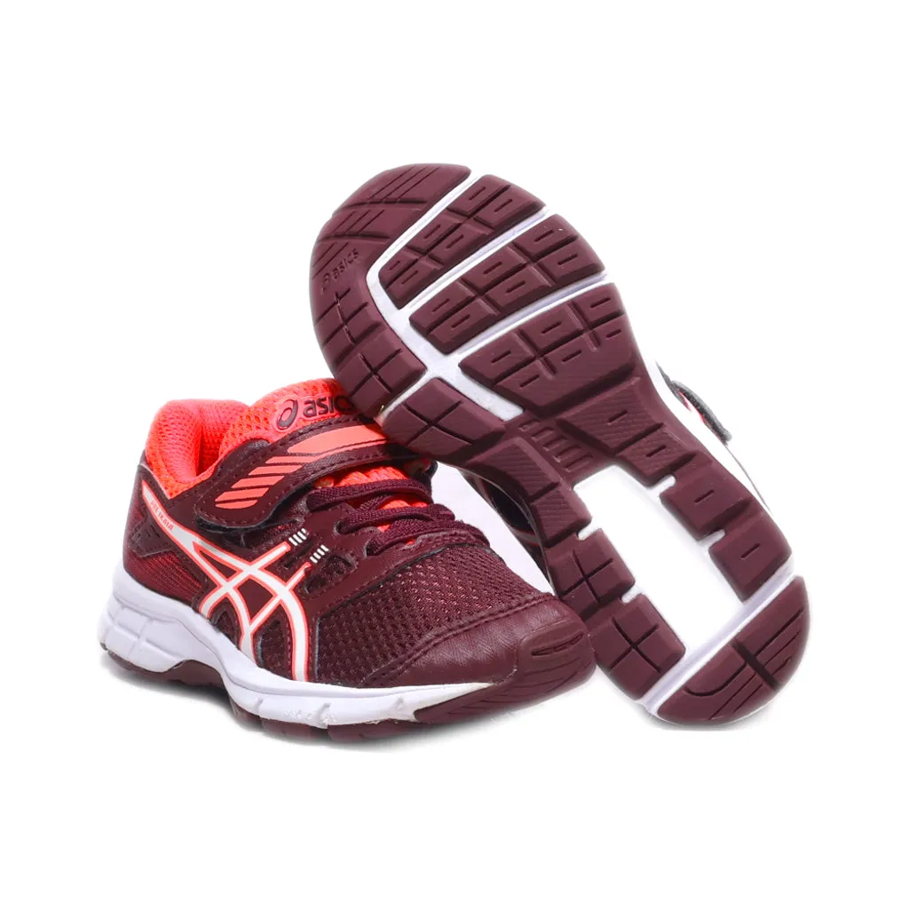 Asics Ikaia Ps Sport Shoes Fabric Maroon Colour For Kids