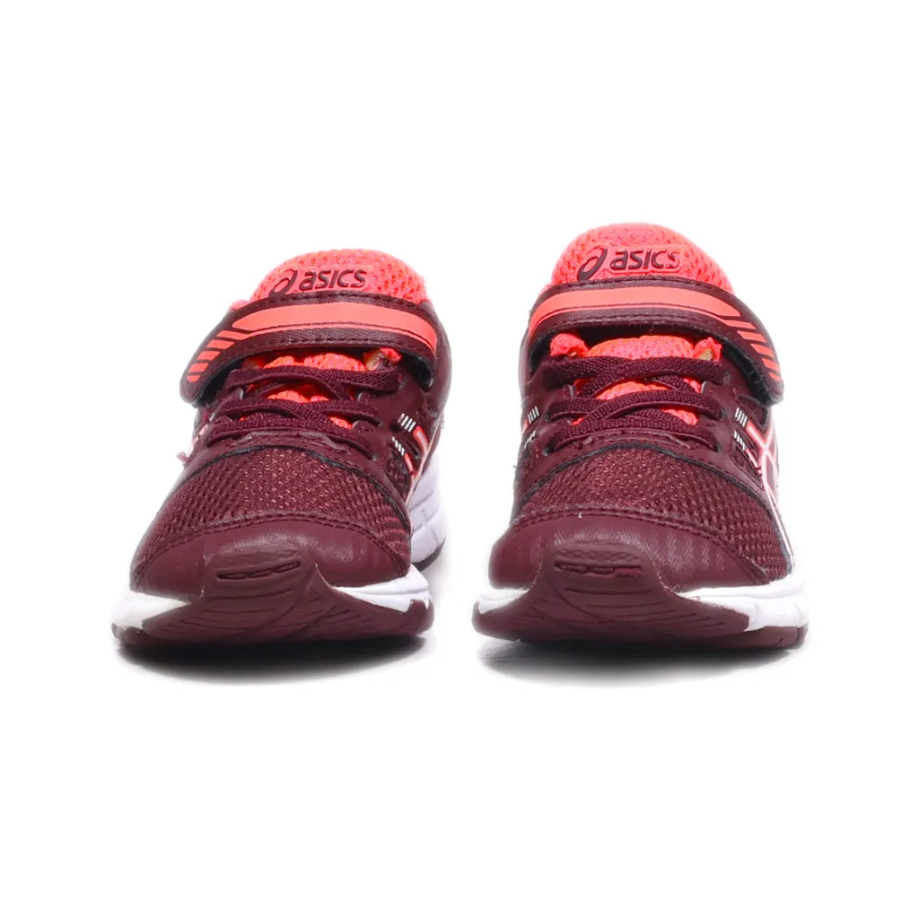 Asics Ikaia Ps Sport Shoes Fabric Maroon Colour For Kids