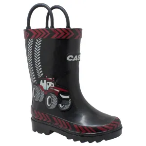 Case IH Children's 3D Big Red Rubber Boot Black