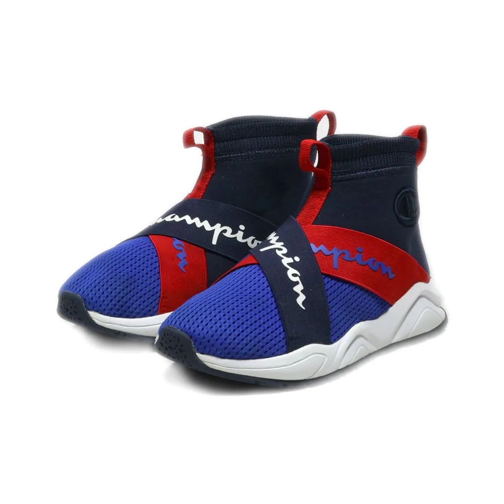 Champion Rally Crossover Sneakers Fabric Blue Colour For Kids