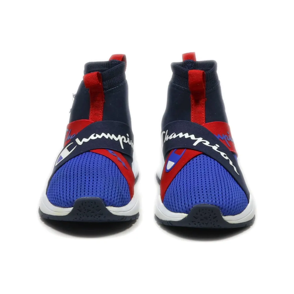 Champion Rally Crossover Sneakers Fabric Blue Colour For Kids