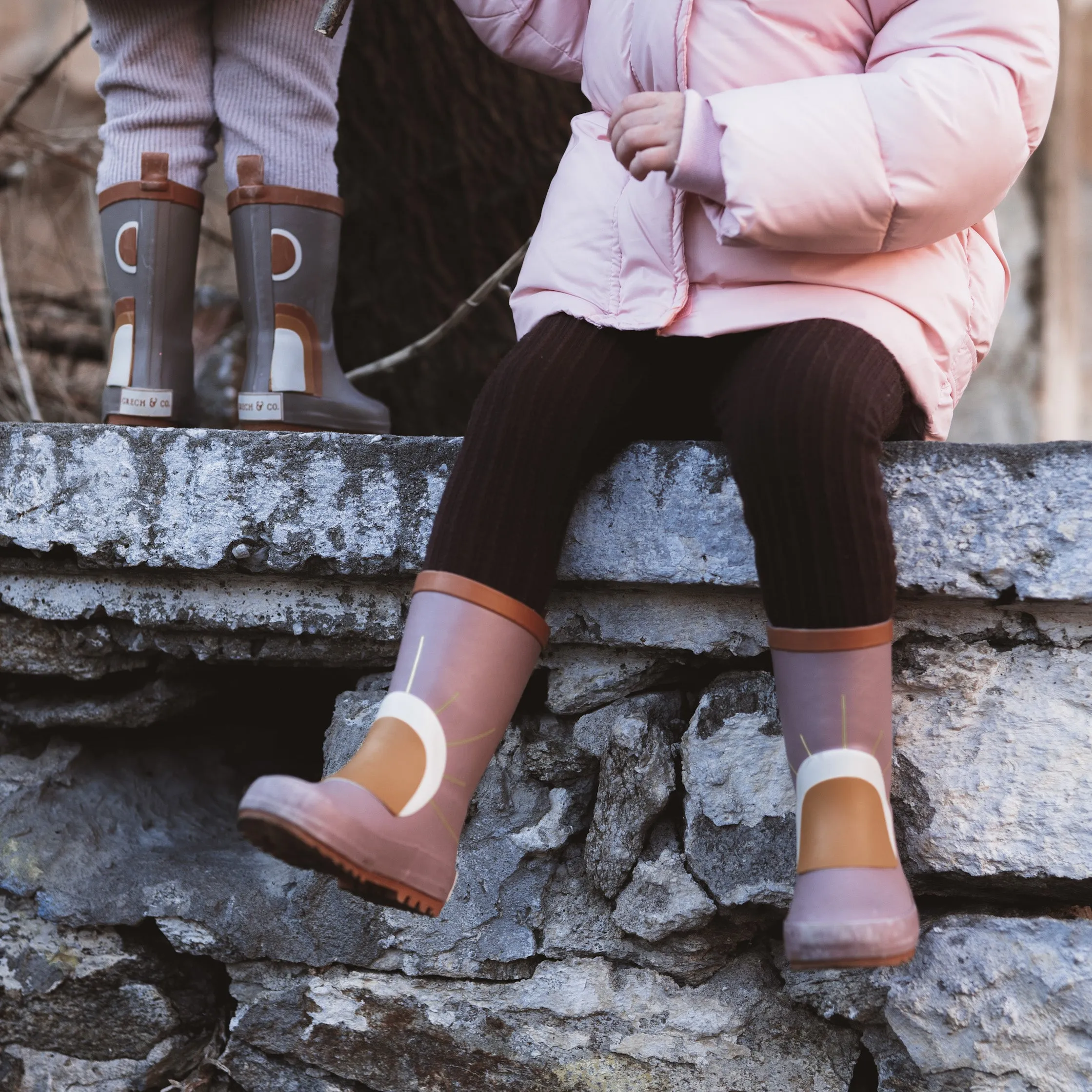 Children's Rain Boots - Stone