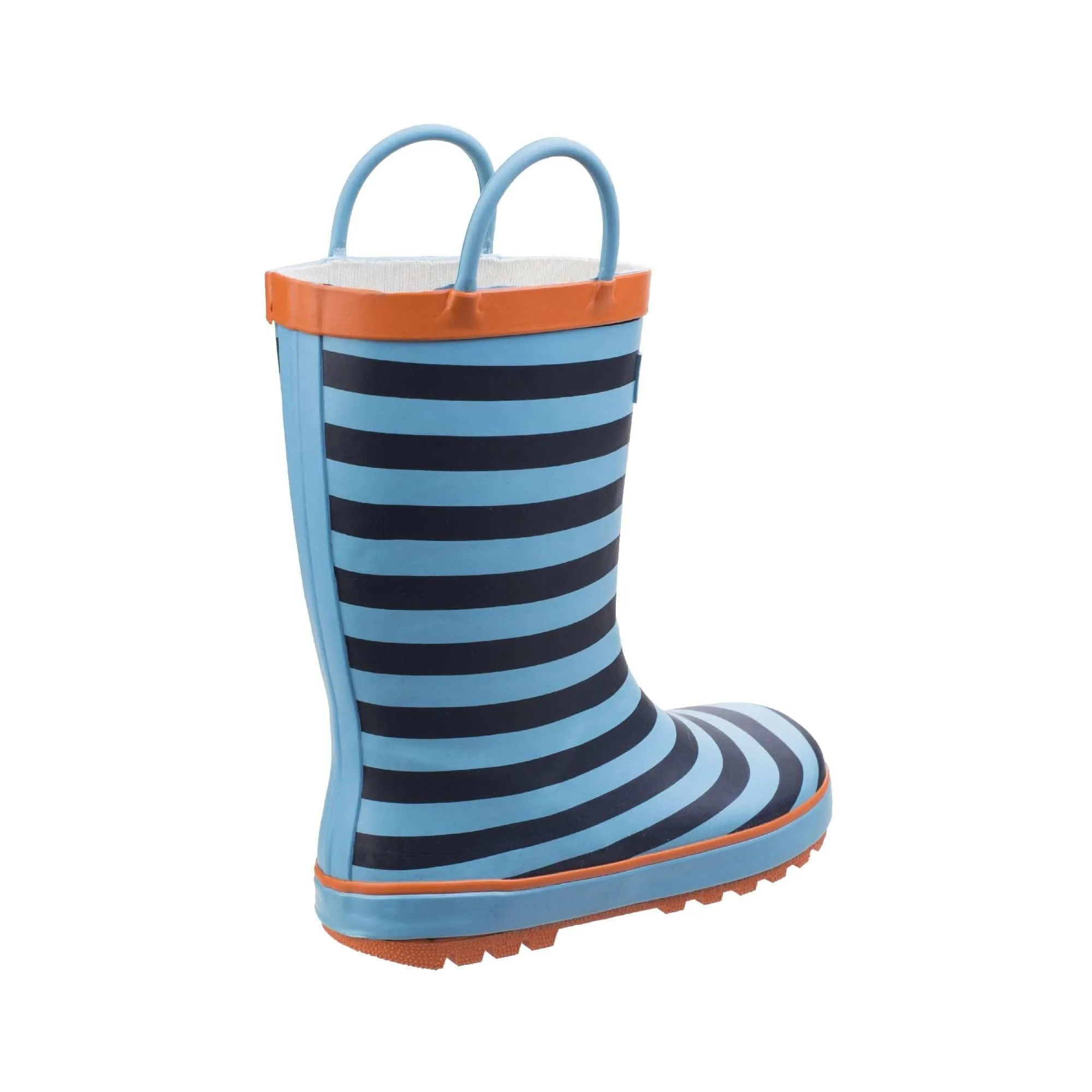 Cotswold Captain Stripy Kids Wellies - Blue