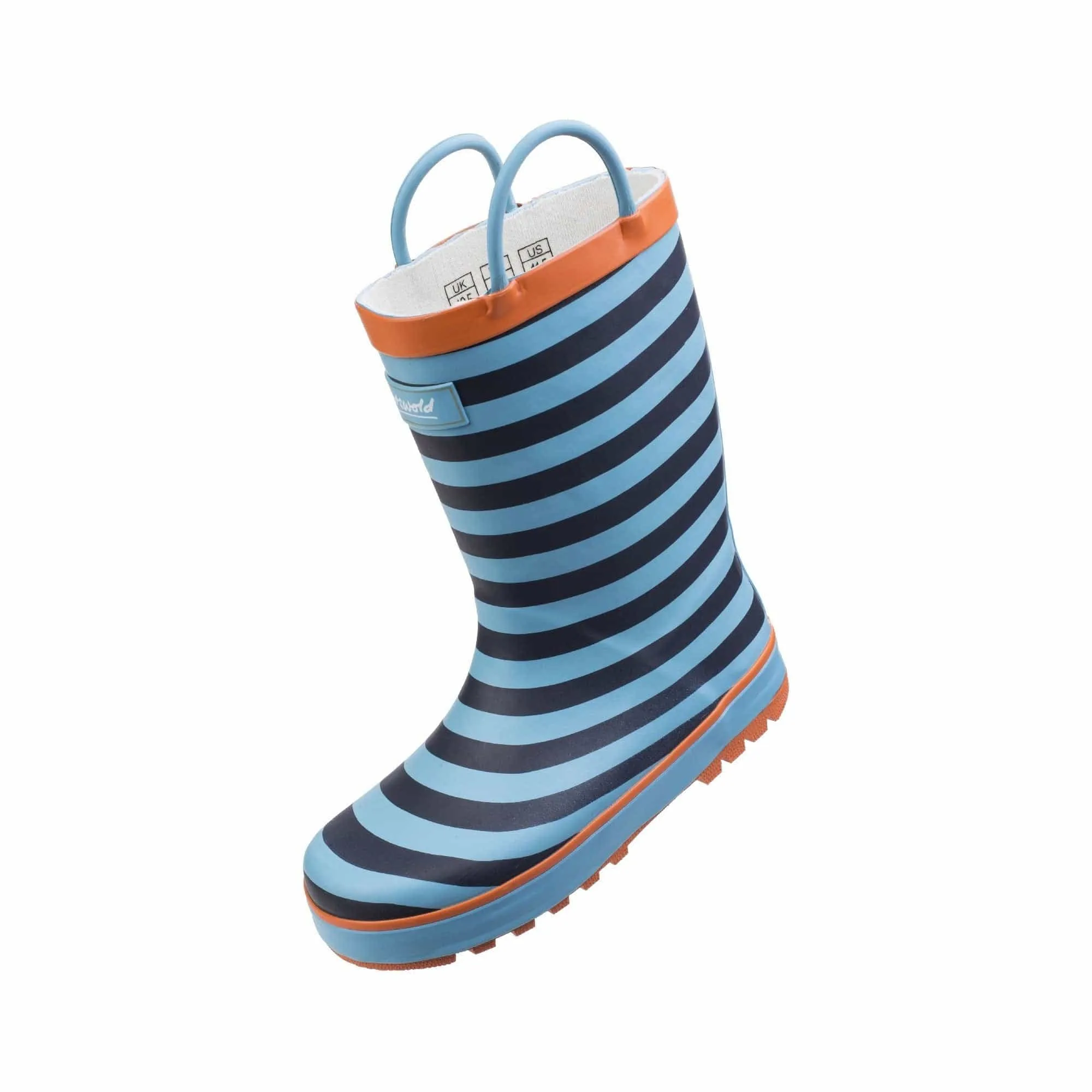 Cotswold Captain Stripy Kids Wellies - Blue