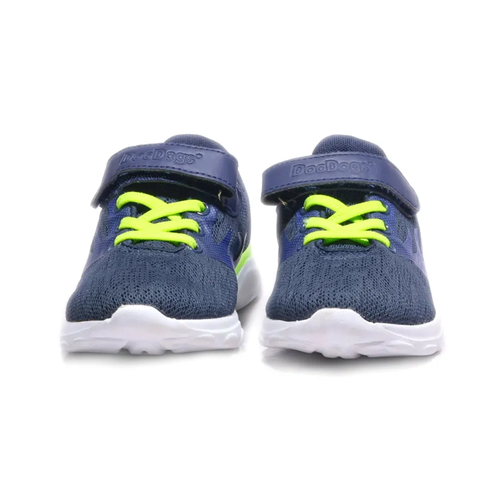 Doodogs Sport Shoes Fabric Blue Colour For Kids