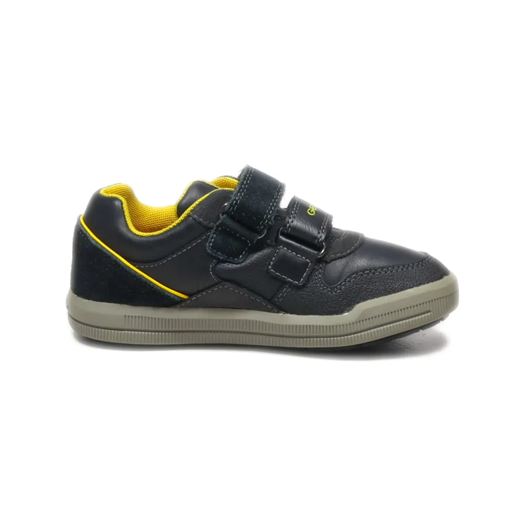 Geox J Arzach Sneakers Leather Black Colour For Kids