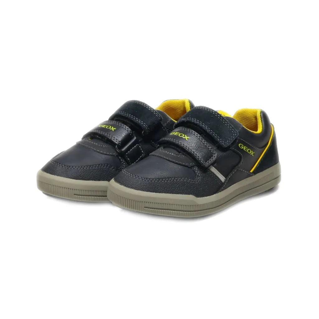 Geox J Arzach Sneakers Leather Black Colour For Kids