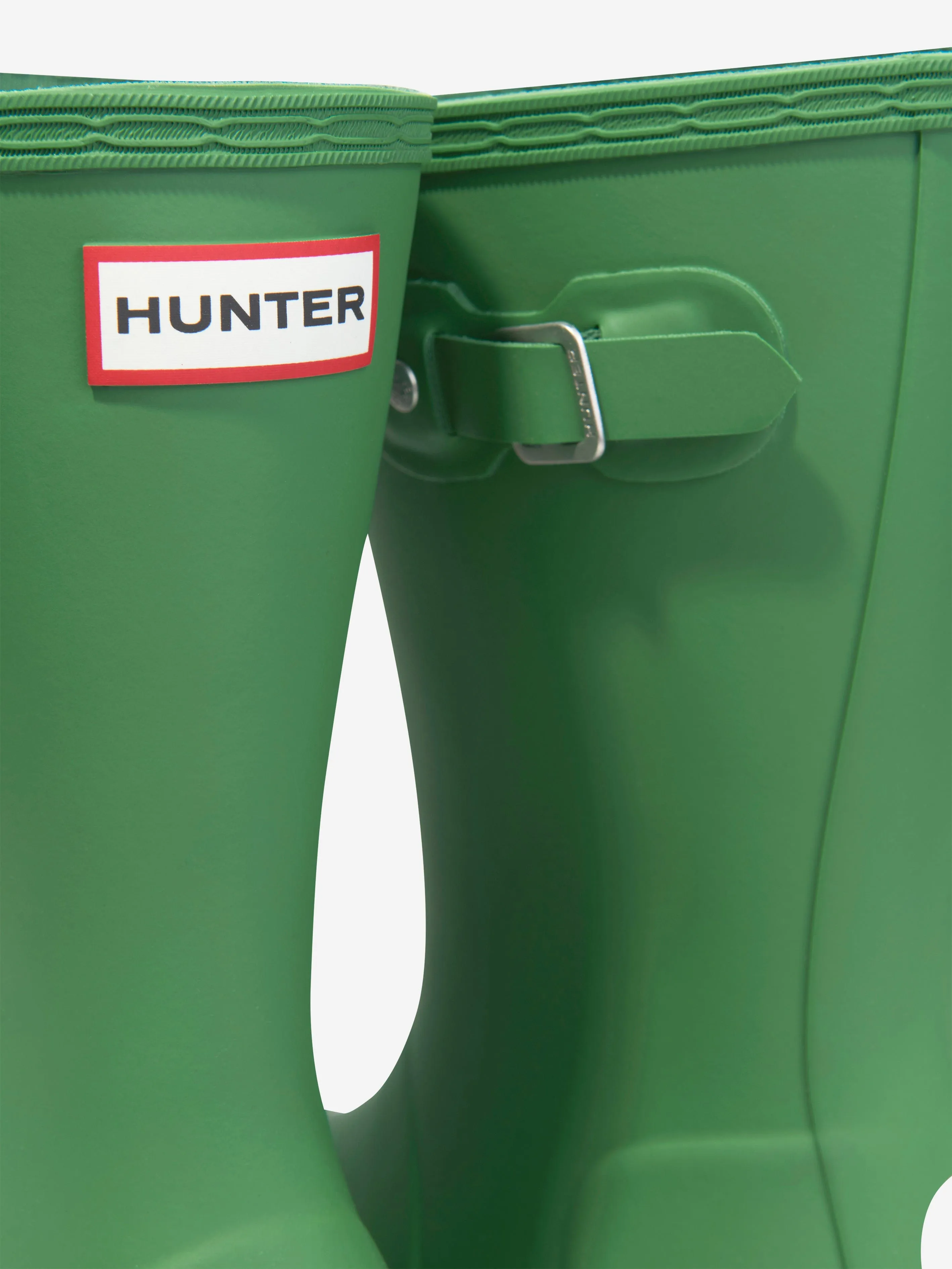 Hunter Kids Original Wellington Boots in Green