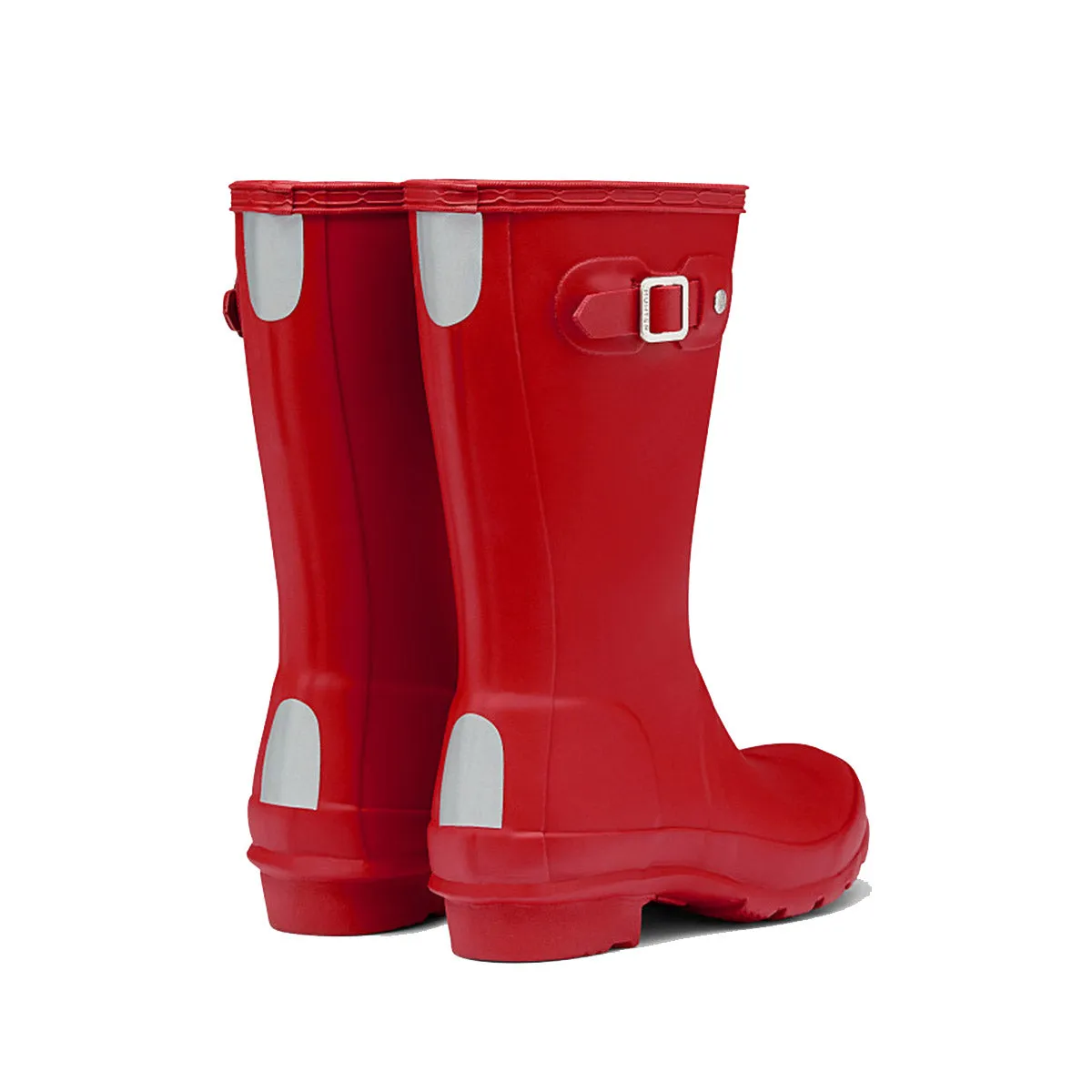 Hunter Original Kids Wellington Boots in Military Red