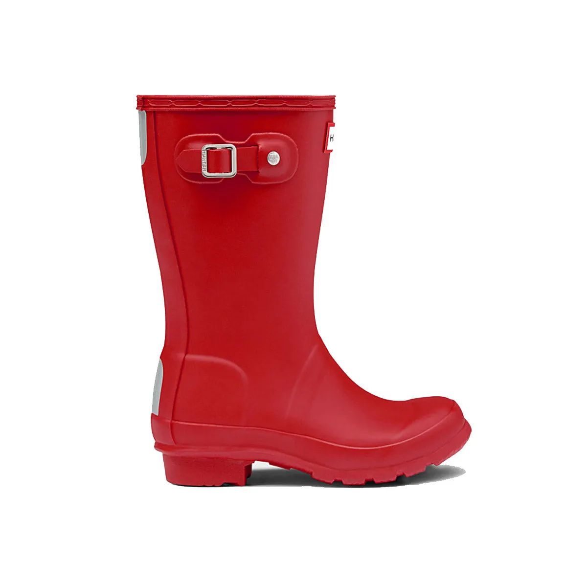 Hunter Original Kids Wellington Boots in Military Red