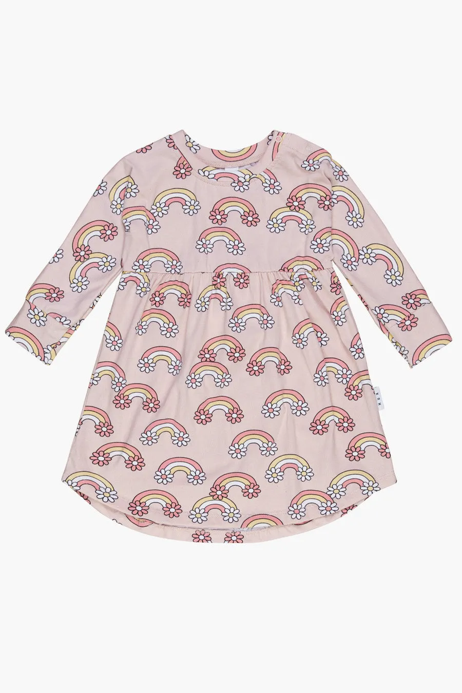 Huxbaby Daisy Rainbow Swirl Girls Dress