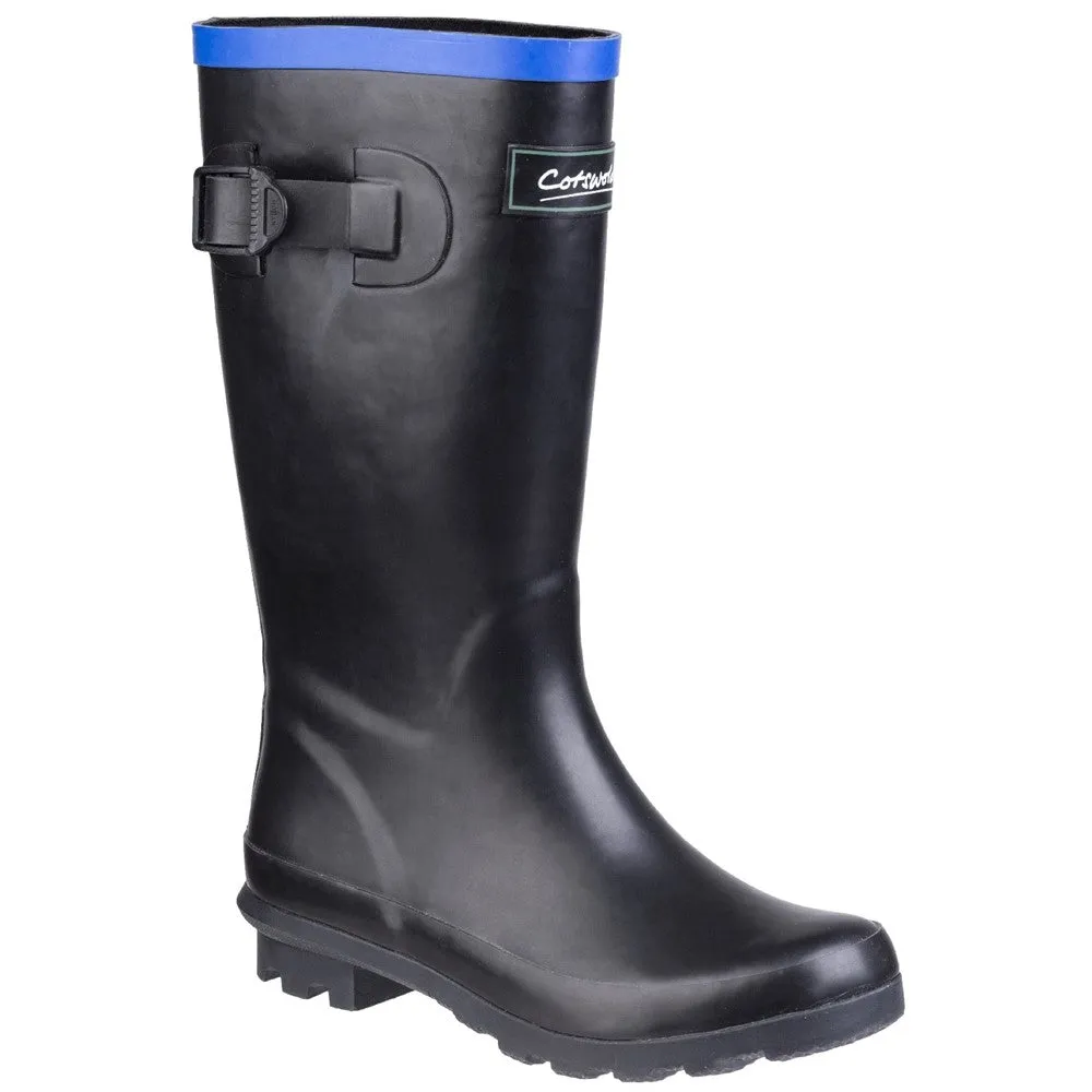 Kids Fairweather Junior Wellingtons Boots Black/Blue