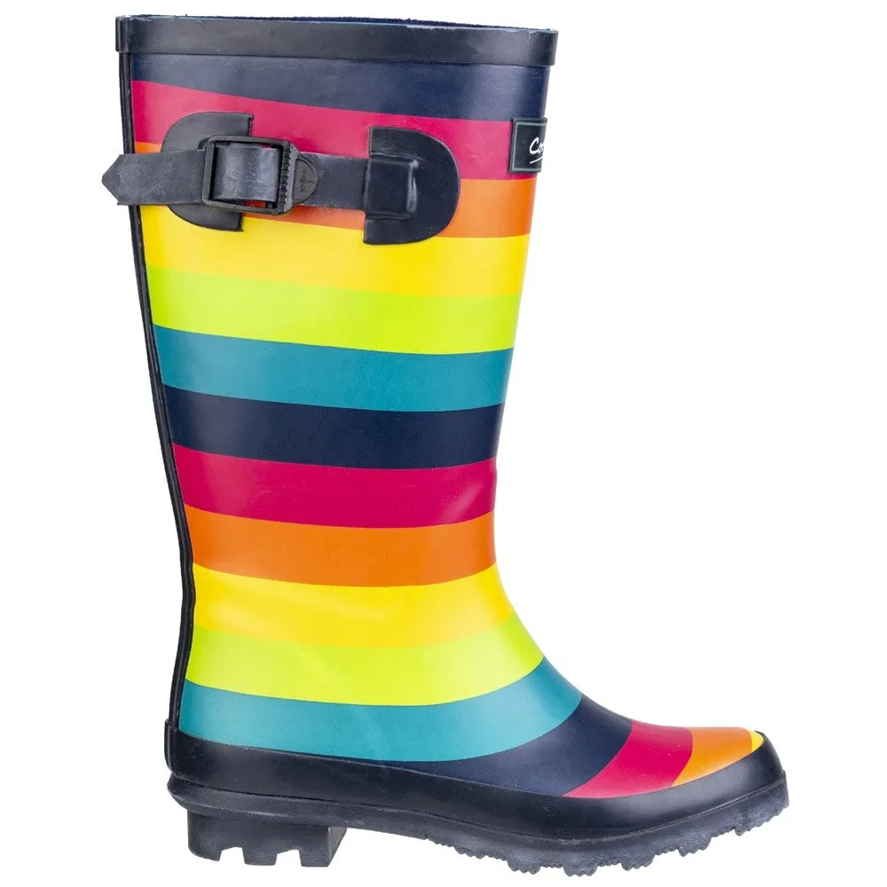 Kids Rainbow Wellingtons Boots Multicoloured