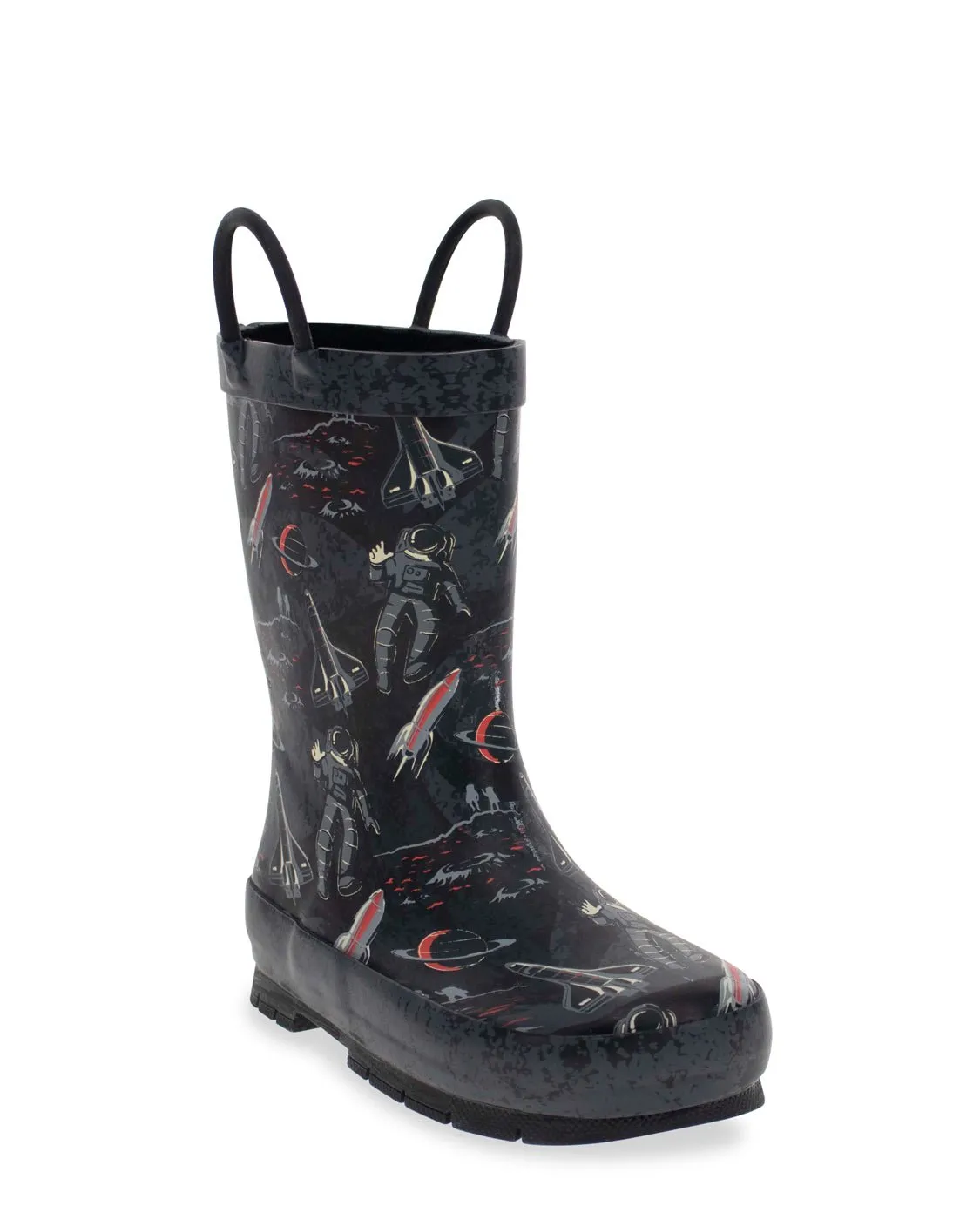 Kids Space Tour Rain Boot - Black