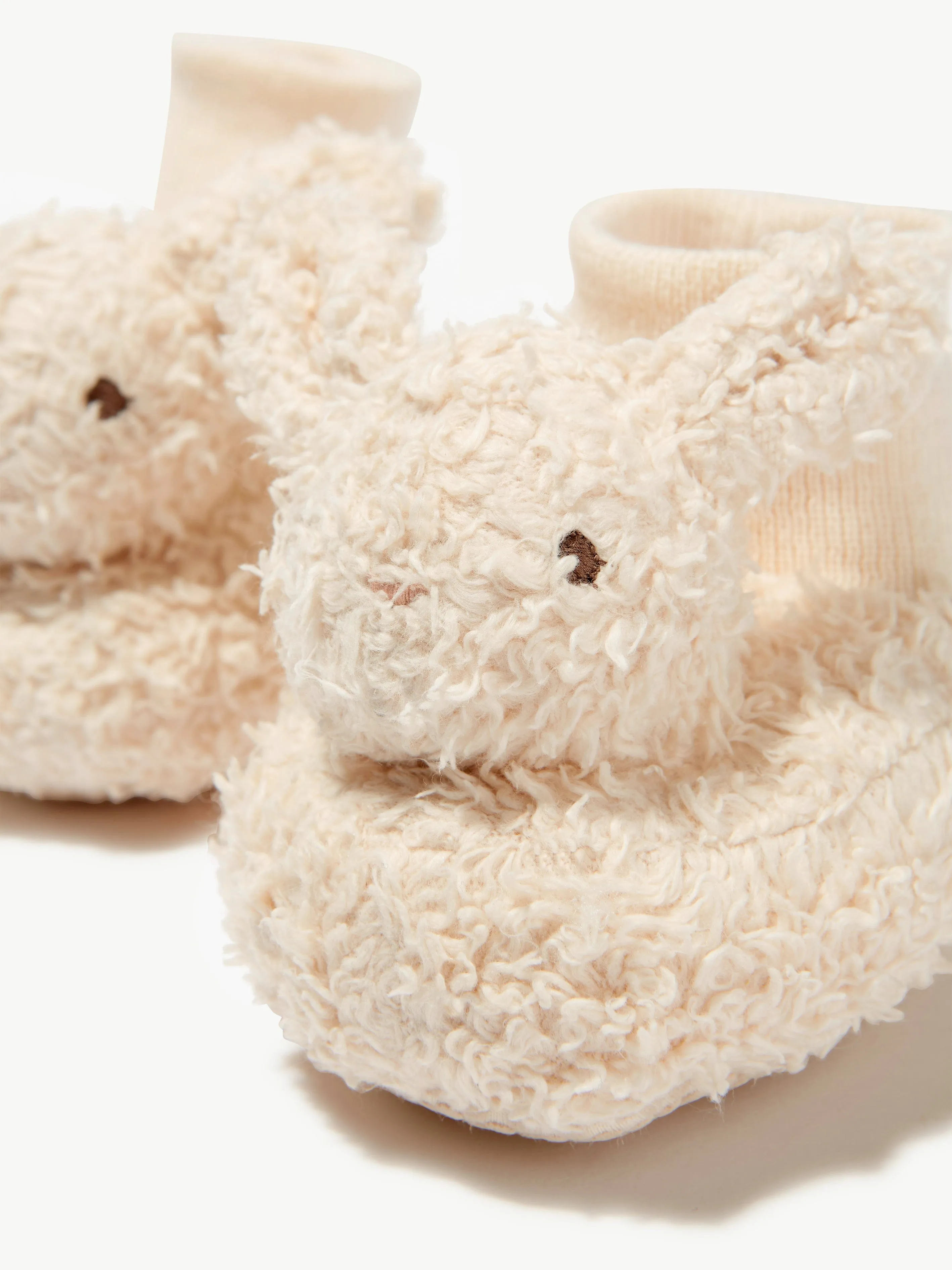 Konges Slojd Kids Organic Sherpa Bunny Slippers