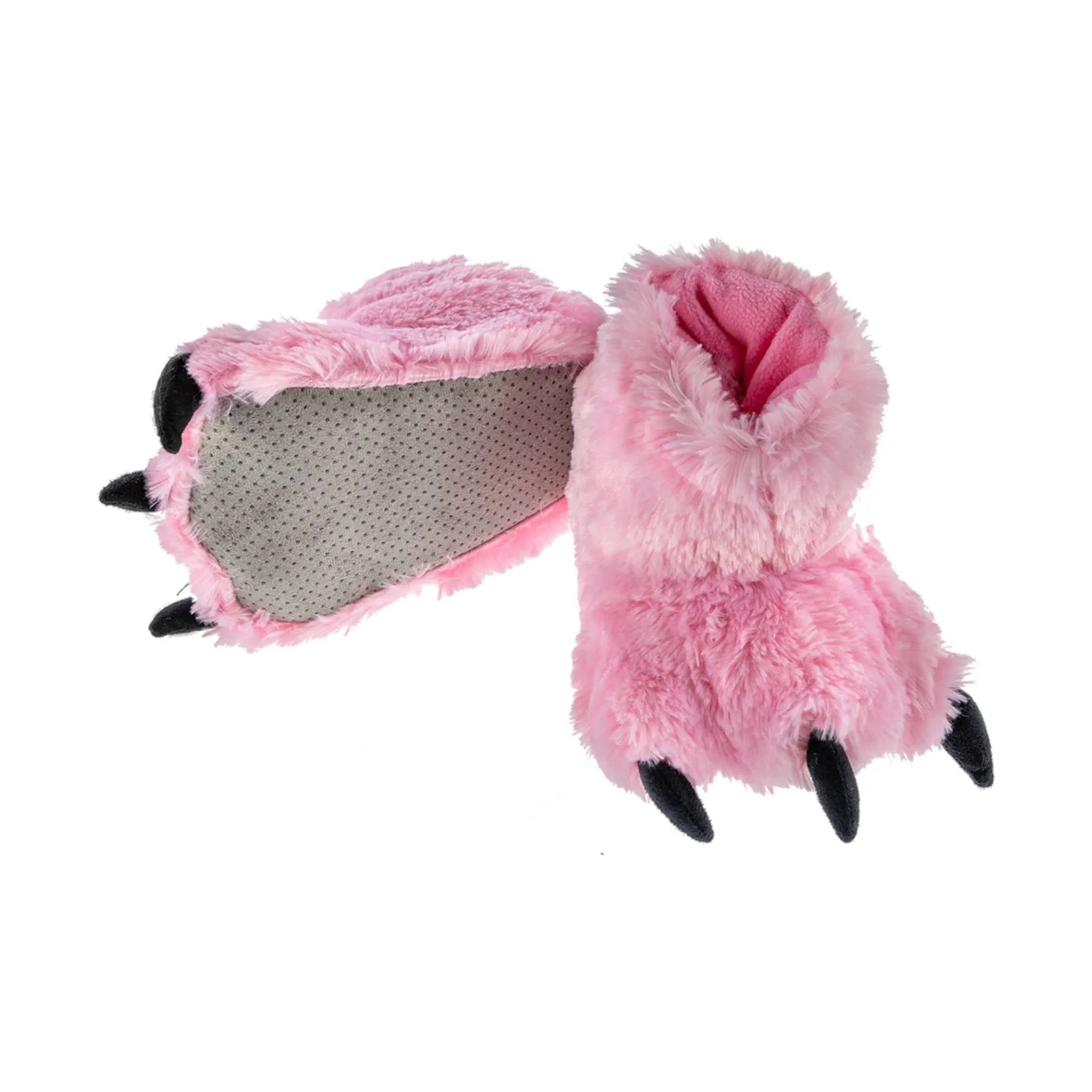 Lazy One Bear Paw Slippers - Pink