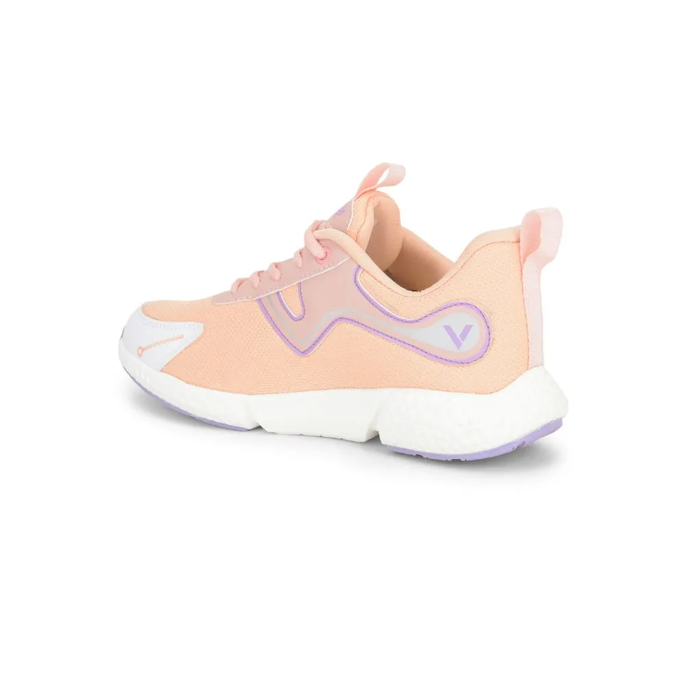 Leap7x Sports Lacing Shoe For Kids (Peach) CARRY-04L By Liberty