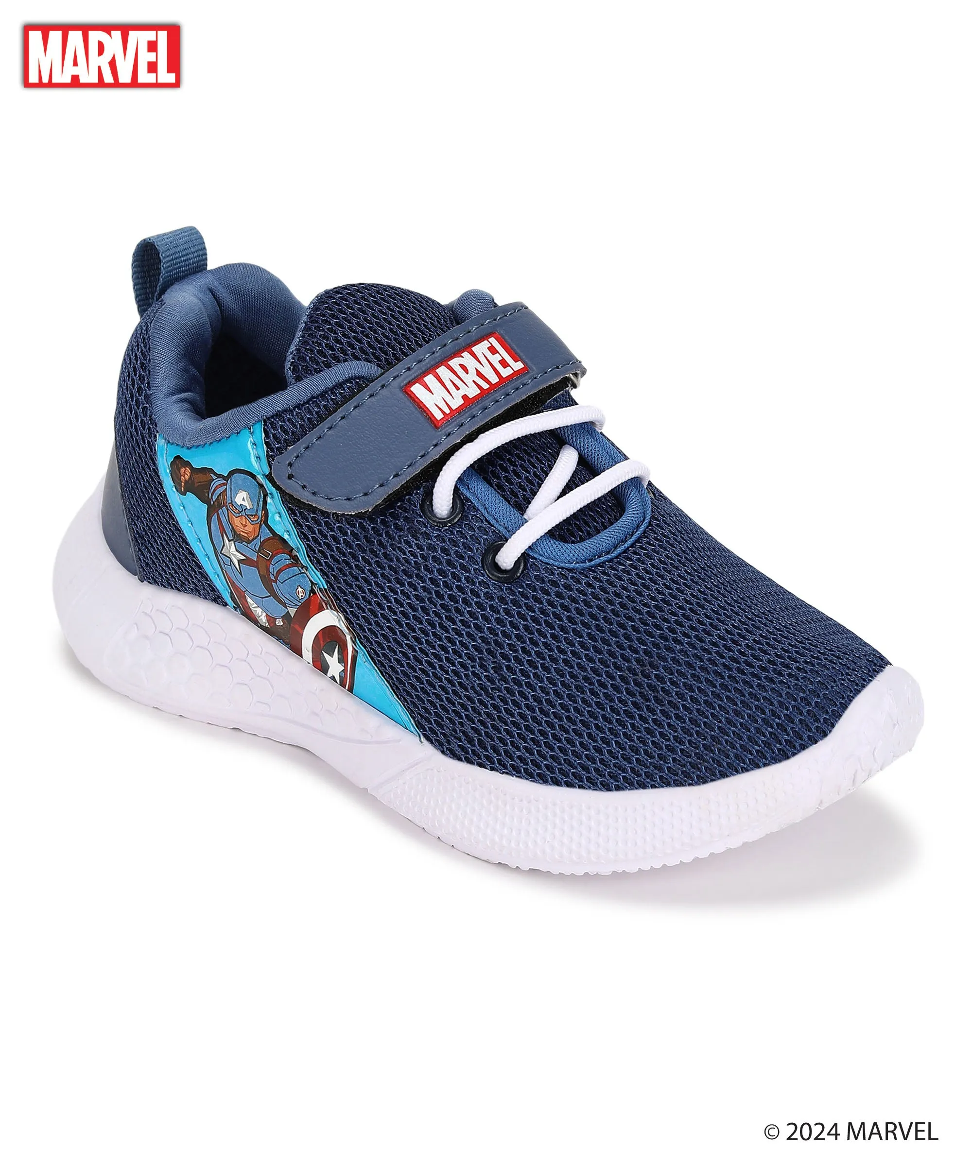 Marvel Captain America MK8011K Kids' Casual Shoes | Comfortable and Stylish Footwear for Boys with Durable Construction, Cushioned Support, and Stylish Design | Ideal for Everyday Use Royal Blue