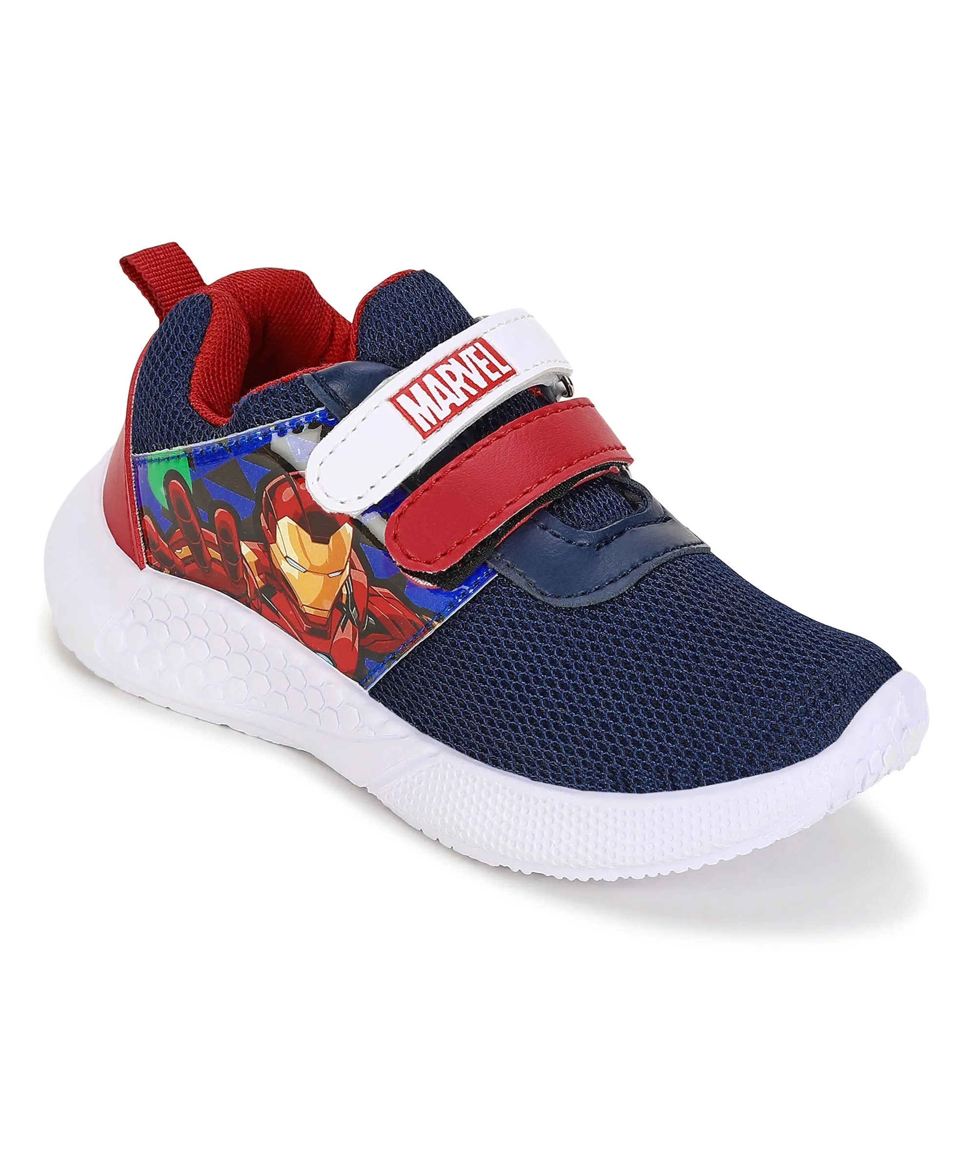 Marvel Ironman MK8009K Casual Shoes for Kids | Comfortable and Stylish Footwear for Boys | Durable Construction, Cushioned Support, and Stylish Velcro Design | Ideal for Everyday Use Blue