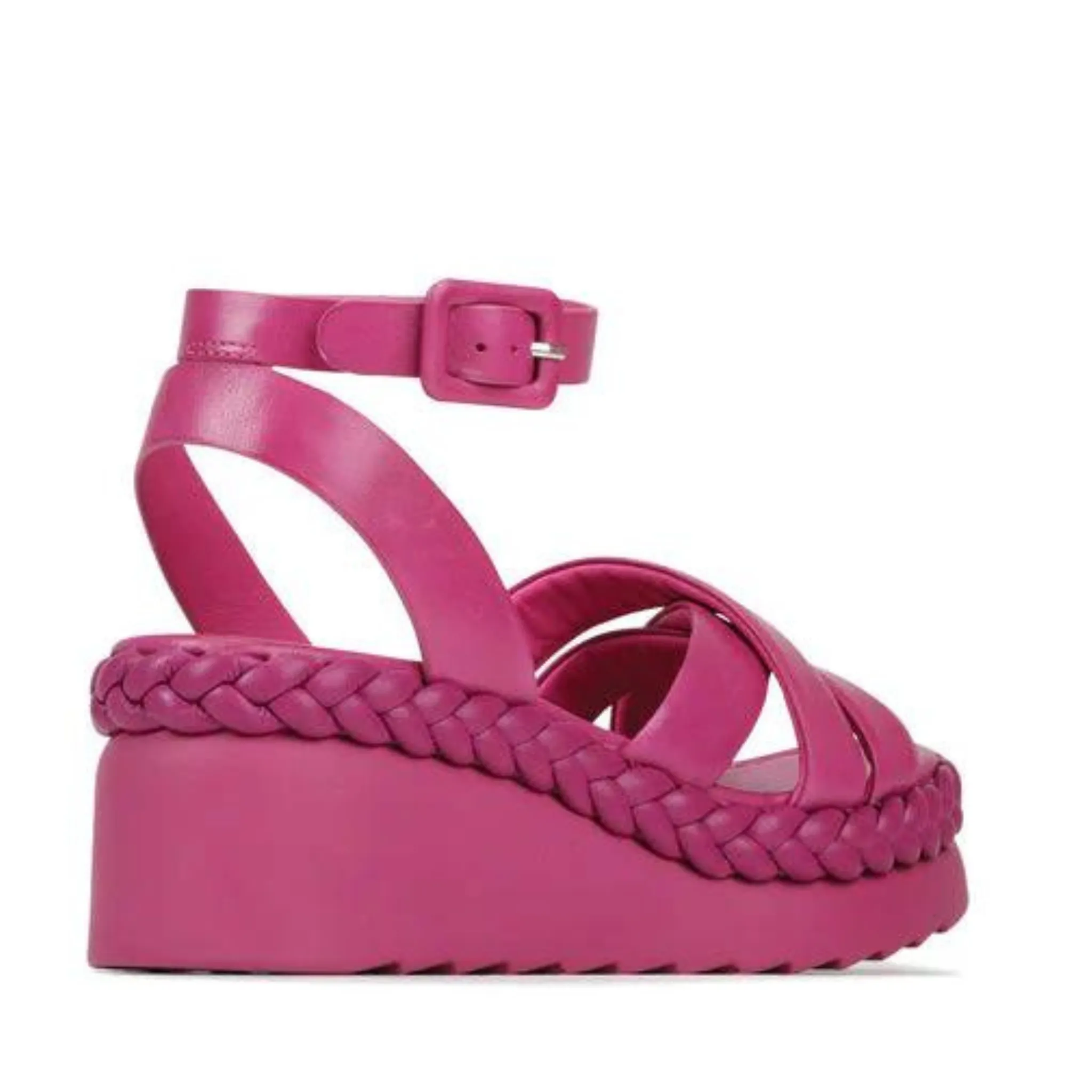 Melana Wedge in Fuchsia