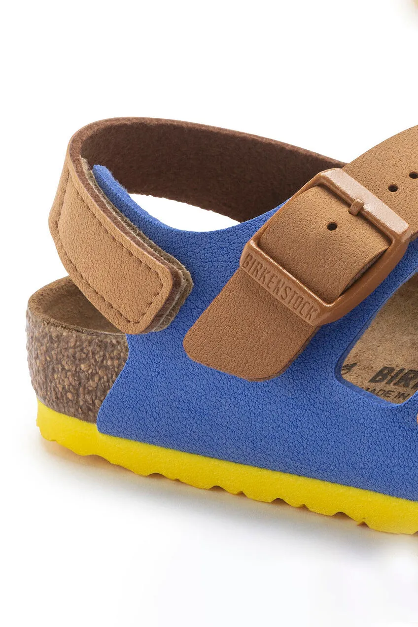 Milano Kids | Caramel/Ultra Blue Birko-Flor