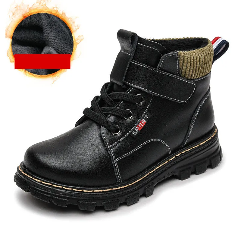 New British Style Children's Boots For Autumn And Winter