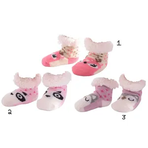 Nuzzles One Size Animals Girls Slipper Socks - Choice of 3