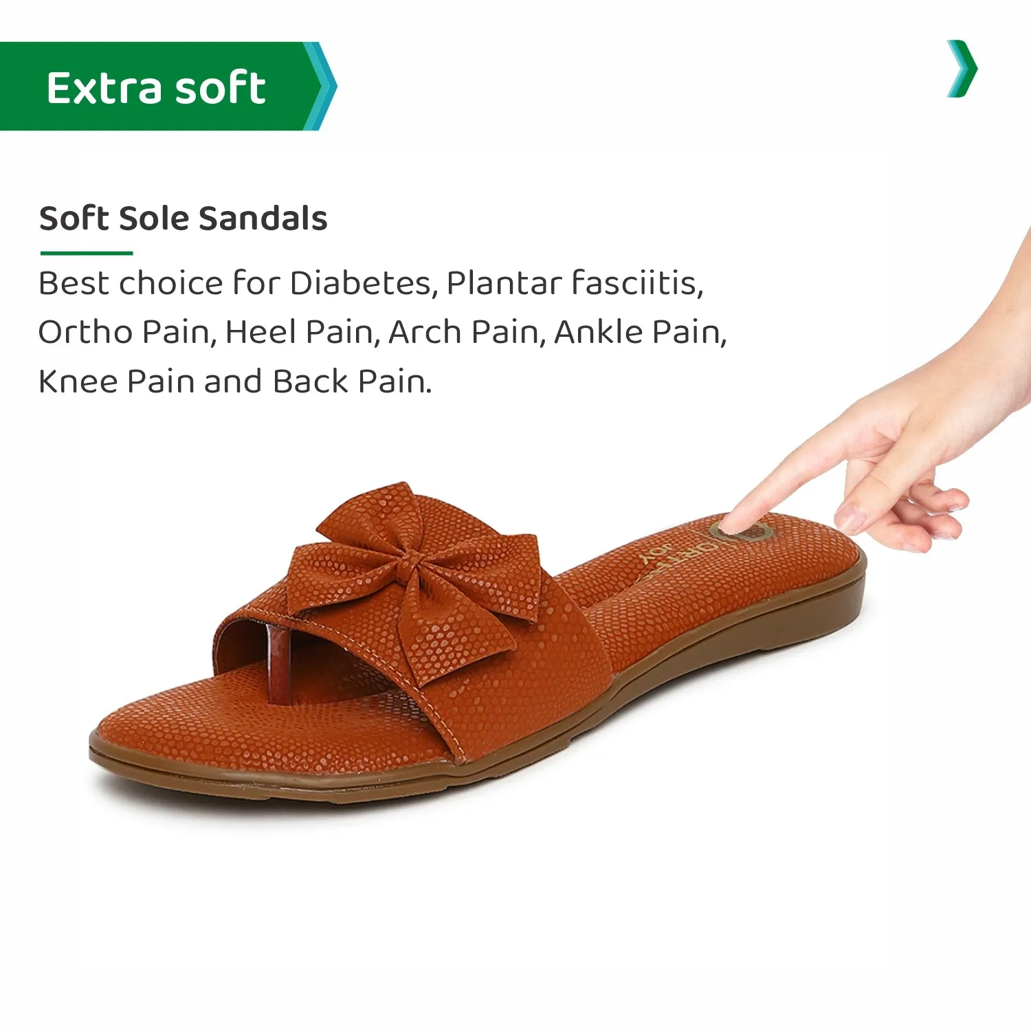 ORTHO JOY doctor slippers | Soft Fancy Footwear