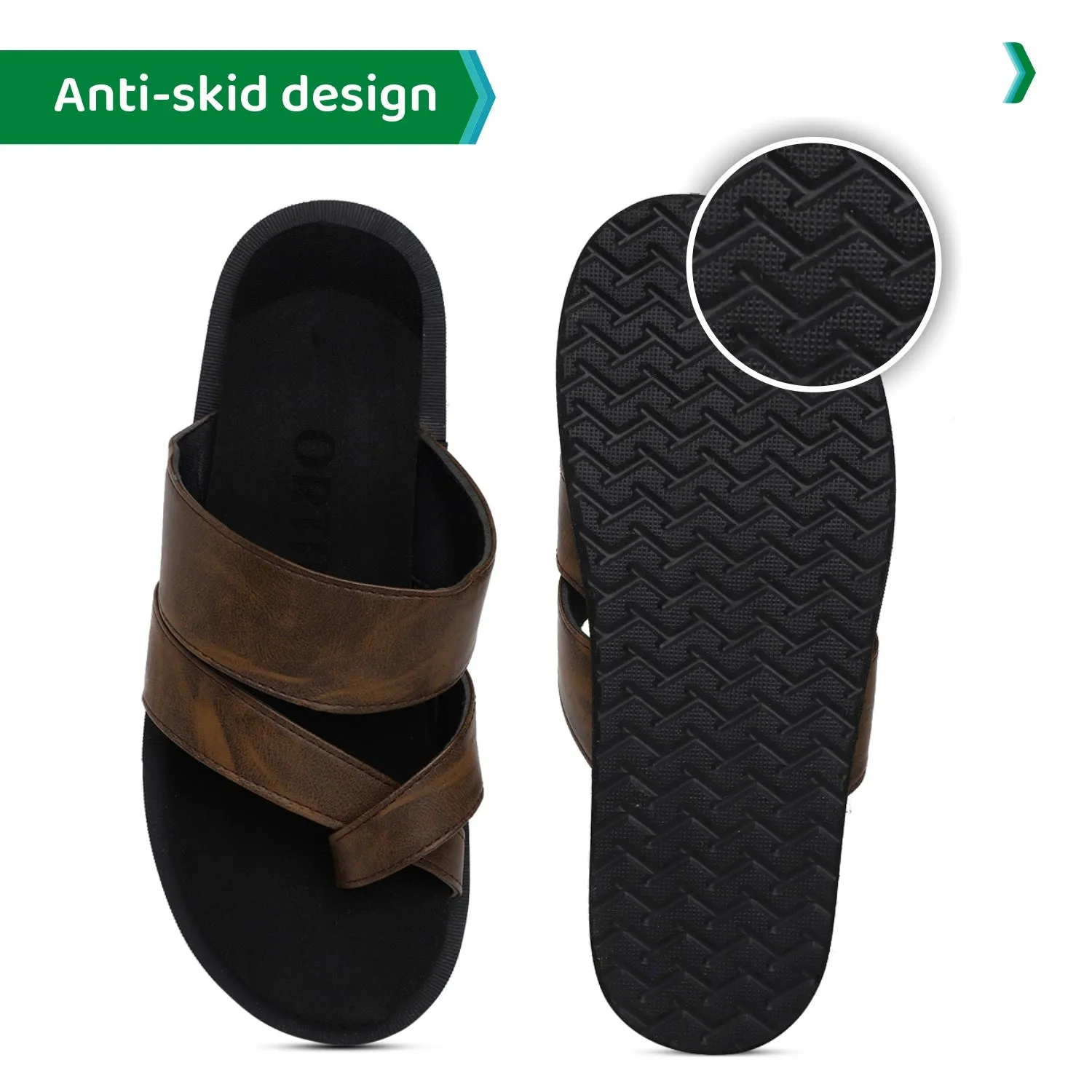 ORTHO JOY Extra Soft Doctor Ortho Slippers for men.