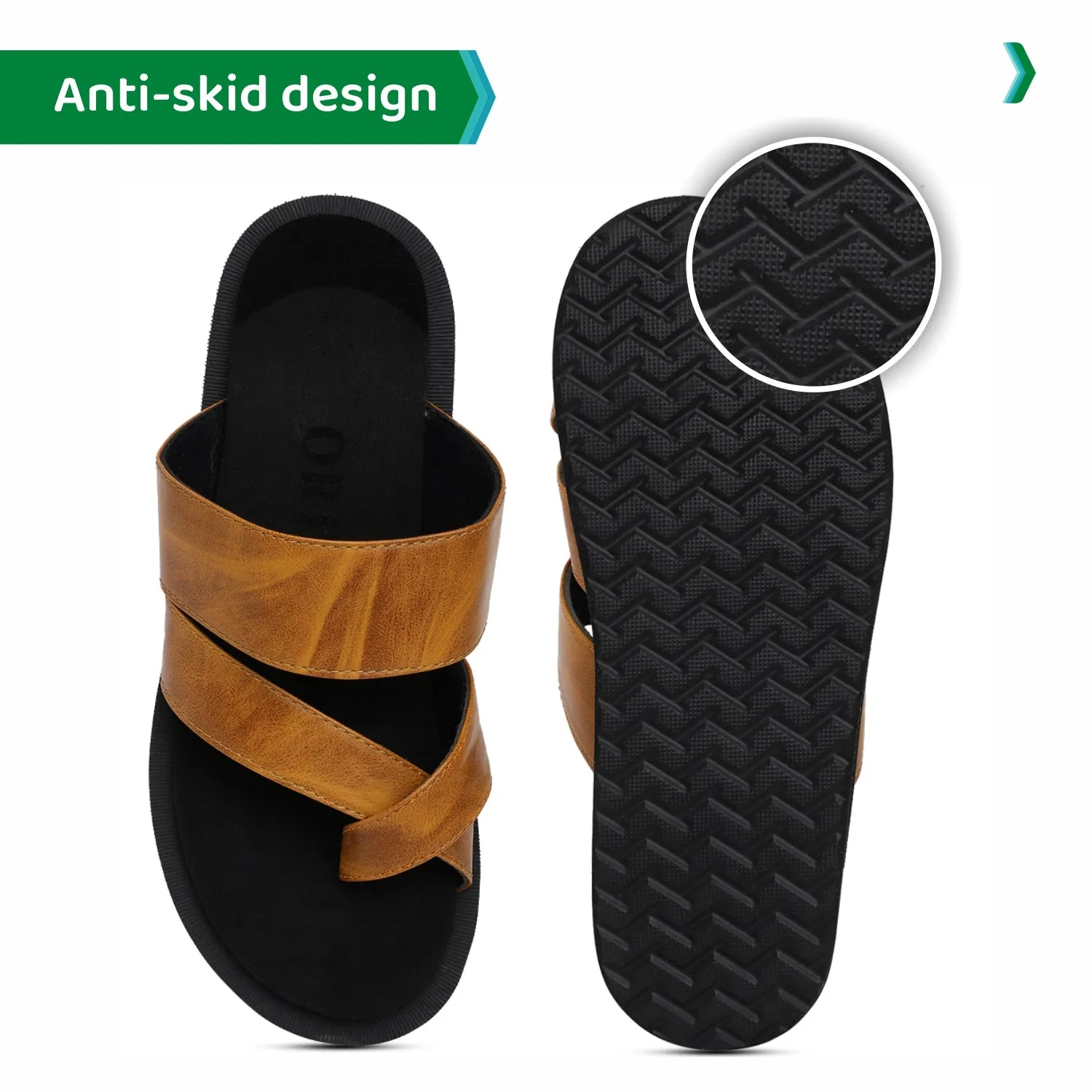 ORTHO JOY Extra Soft Doctor Ortho Slippers for men.