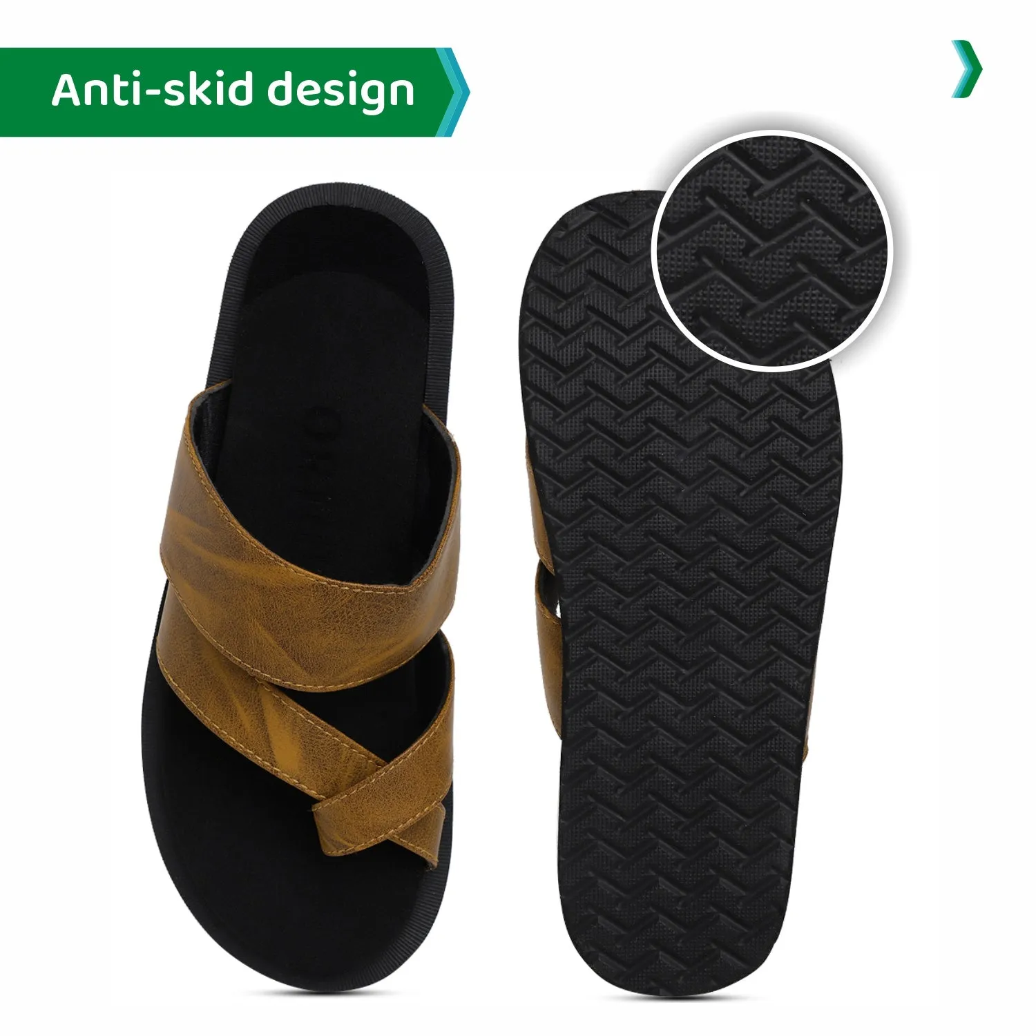 ORTHO JOY Extra Soft Doctor Ortho Slippers for men.