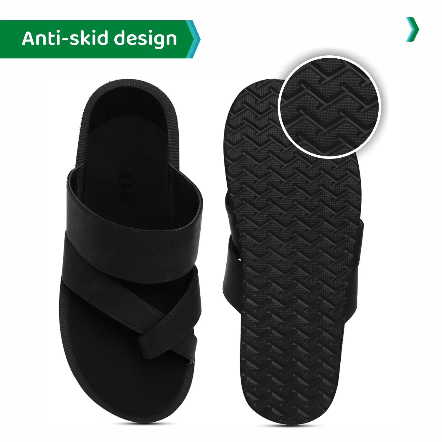 ORTHO JOY Extra Soft Doctor Ortho Slippers for men.