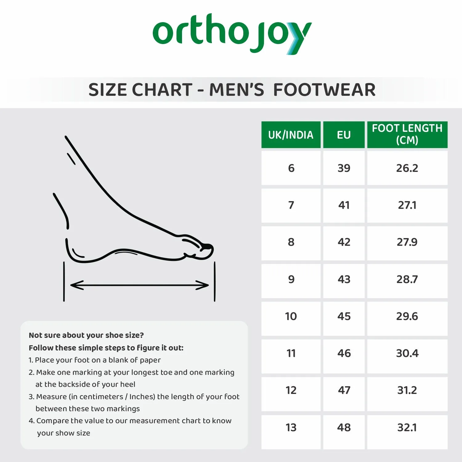 ORTHO JOY Extra Soft Doctor Ortho Slippers for men.