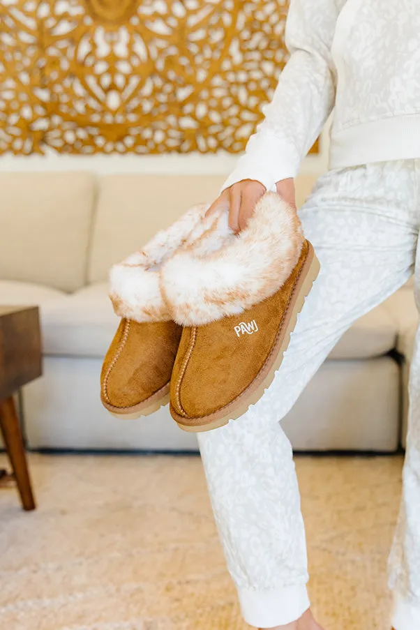 PAWJ Cubby Jr. Kids Slipper | Chestnut / Aspen Snow