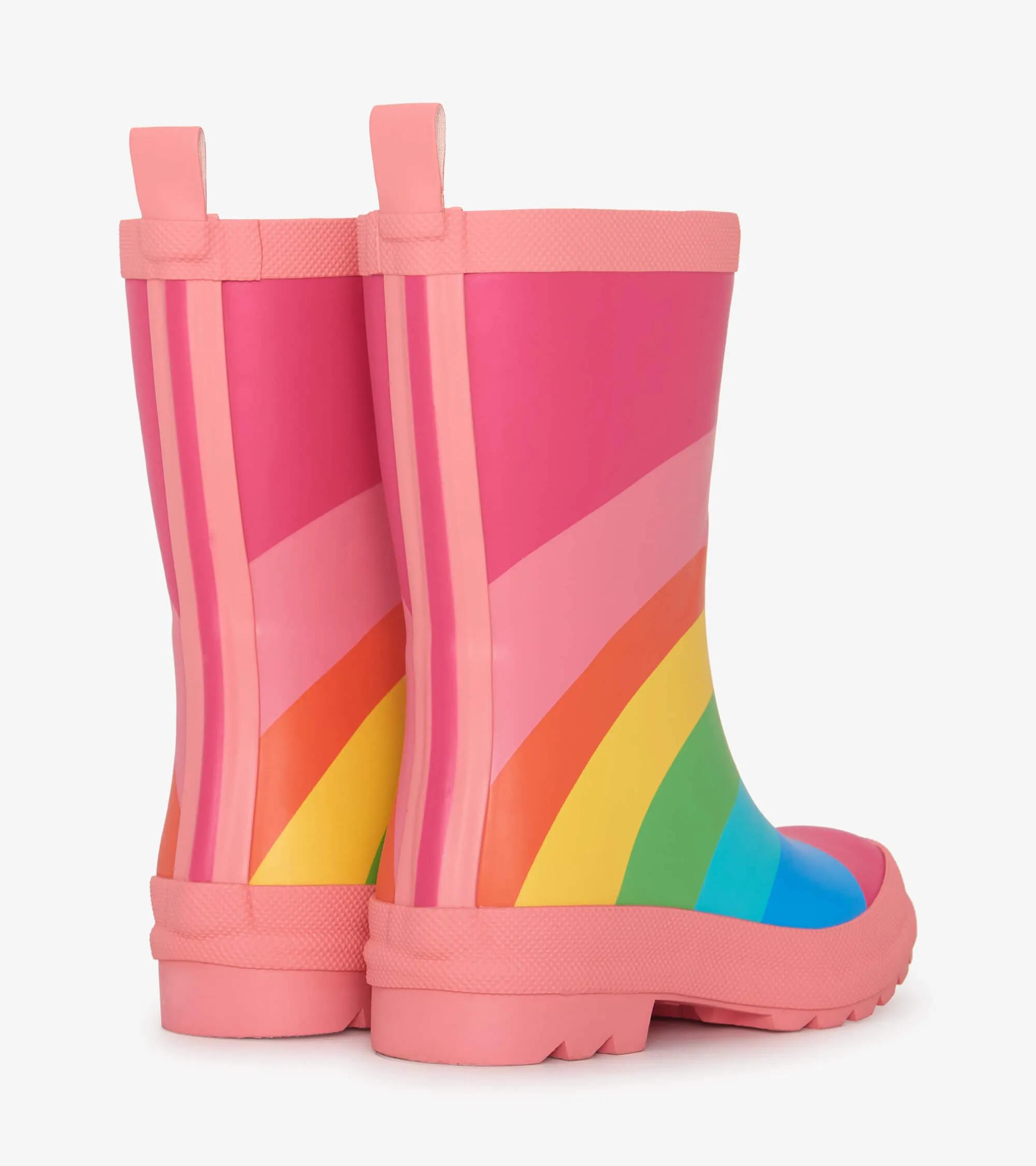 Rainbow Matte Rain Boots