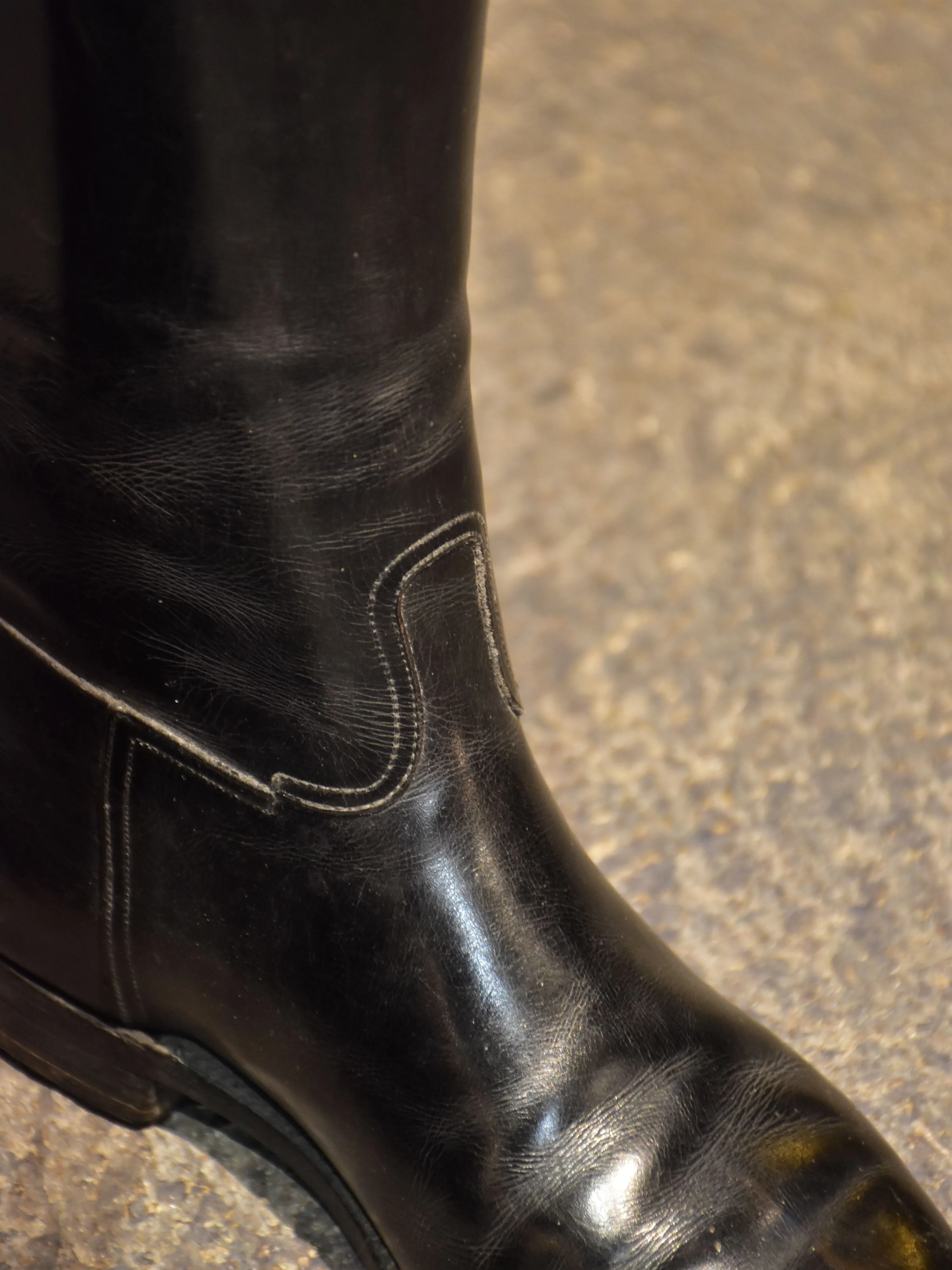 RESERVED BP Antique French riding boots - ladies / children's