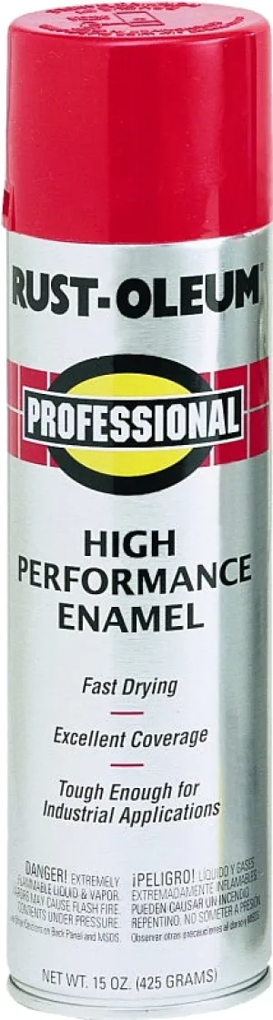 Rust-Oleum 7565838 Enamel Spray Paint, Gloss, Regal Red, 15 oz, Can :CAN: QUANTITY: 1