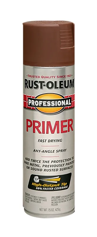 Rust-Oleum 7569838 Primer, Red, Flat, 15 oz :CAN: QUANTITY: 1