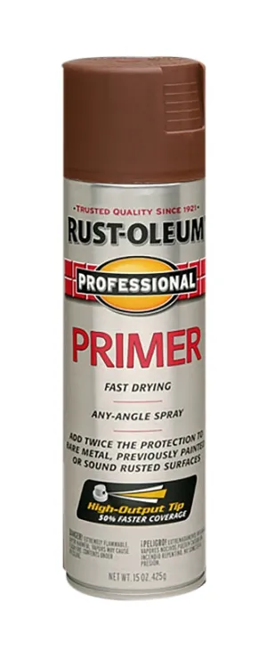 Rust-Oleum 7569838 Primer, Red, Flat, 15 oz :CAN: QUANTITY: 1