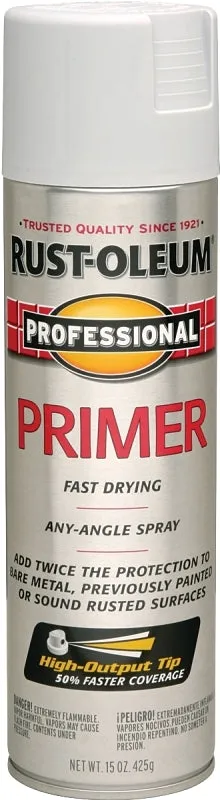 Rust-Oleum 7582838 Primer, Gray, Flat, 15 oz :CAN: QUANTITY: 1