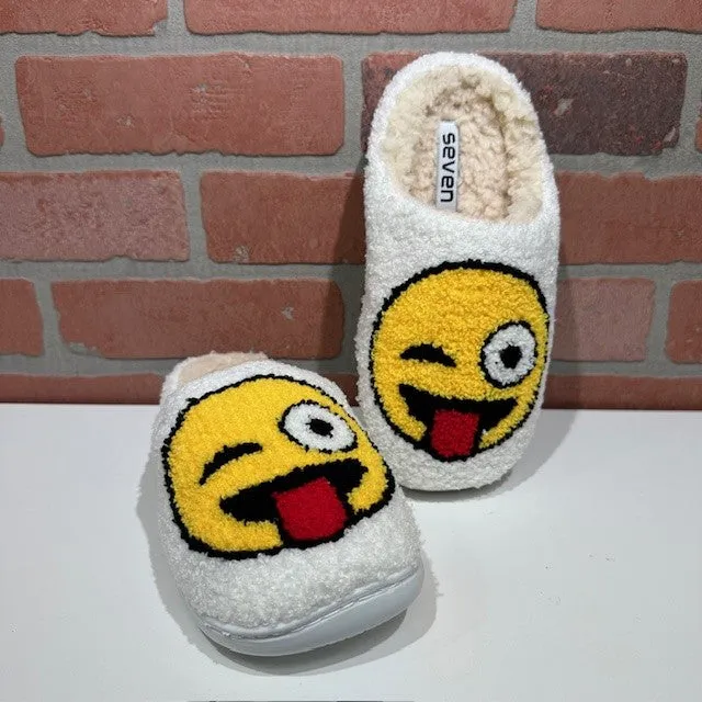 Slippers - Wink Face