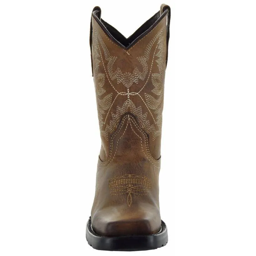 Square Toe Kids Western Boots | Kids Western Dance Boots (K3004)