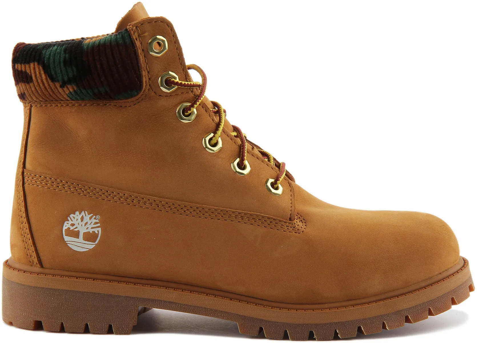 Timberland 6 inch A2Fq3 In Wheat Camo For Junior