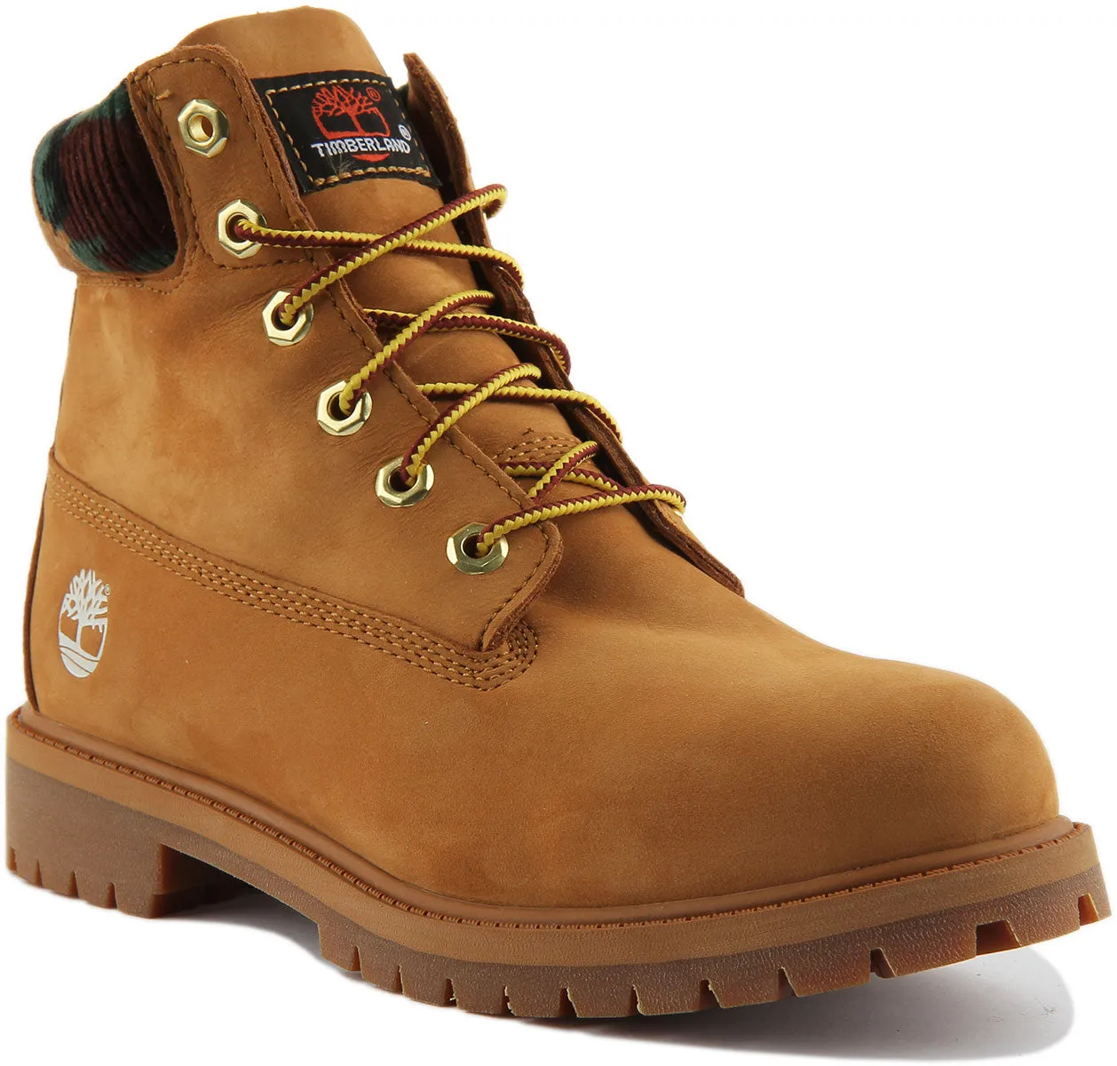 Timberland 6 inch A2Fq3 In Wheat Camo For Junior