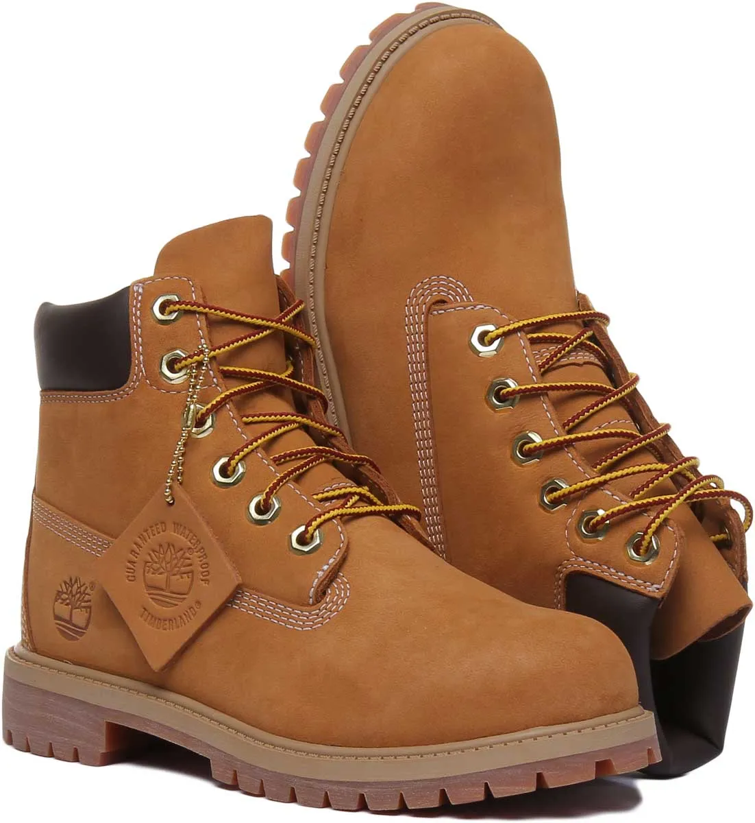 Timberland 6 Inch Ankle Boots In Wheat For Youth